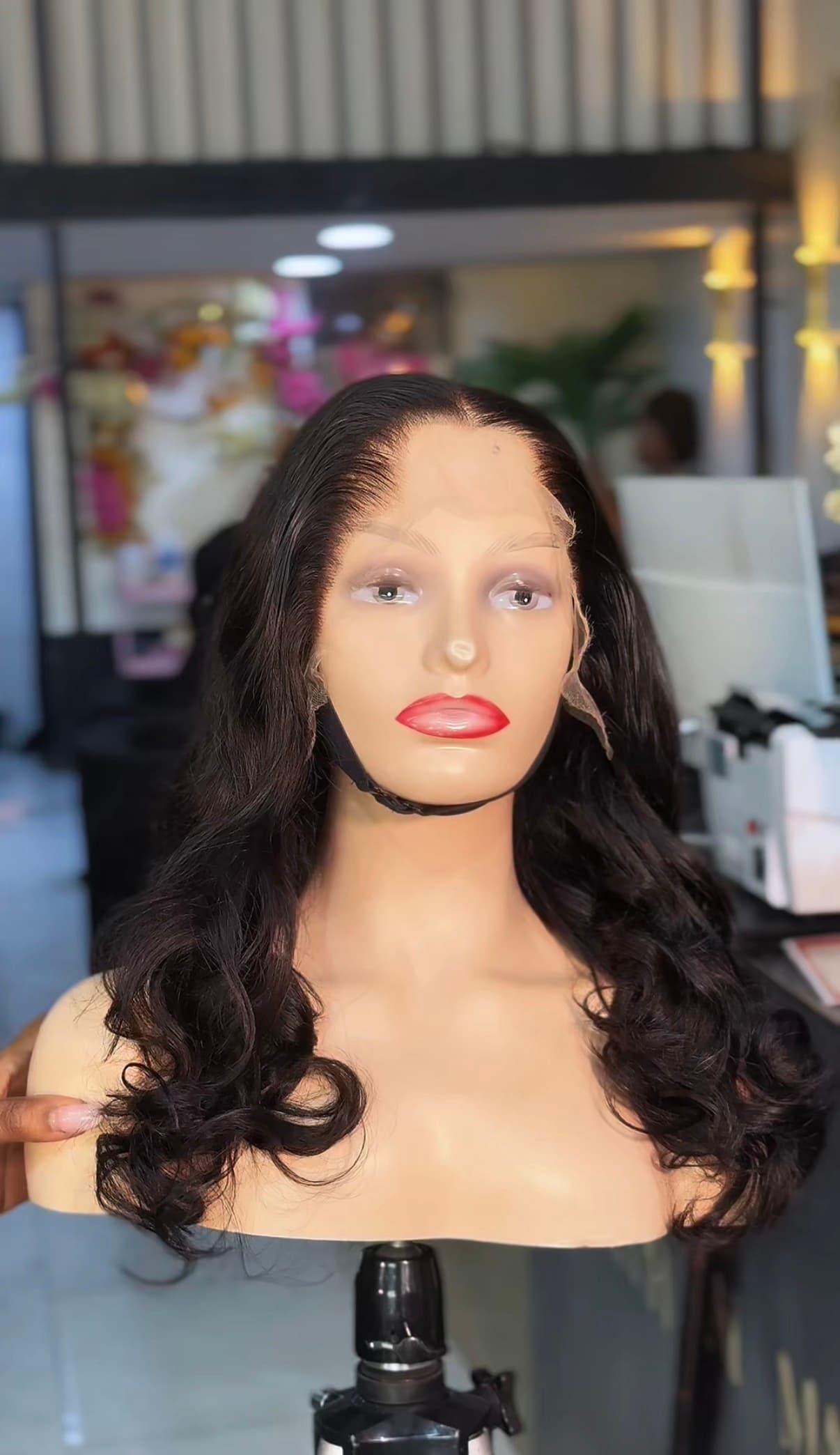 Perruque longue soyeuse